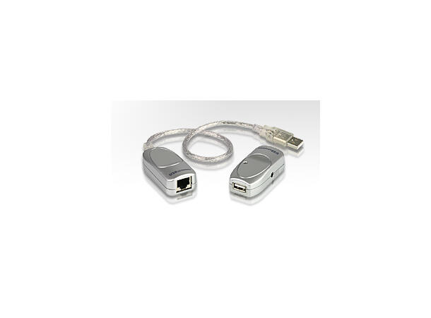 Aten UCE60 USB Extender, opptil 60m NB! Kabel mellom ekstendere er ikke ink.